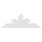 Ekena Millwork Saratoga Architectural Grade PVC Gable Bracket, 60"W x 20"H x 6"D x 6"F, 8/12 Pitch GBP060X20X0606SAR00 - alternate 2